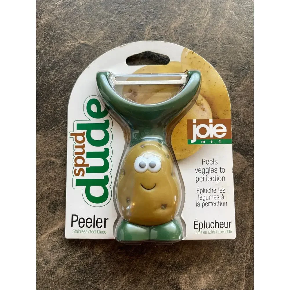 Joie Vegetable Peelers Set Spud Dude Potato and Carrot Veggie Dude Julienne NEW